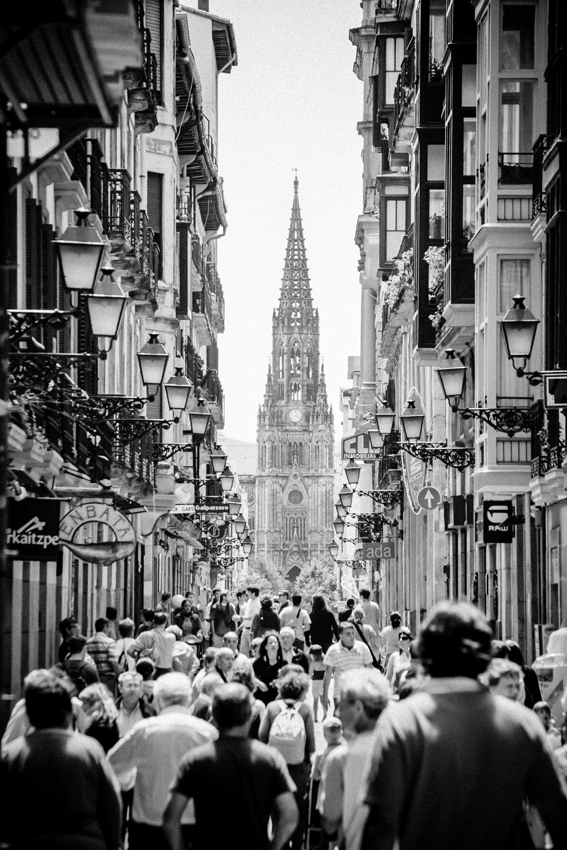 Por las calles de San Sebastián