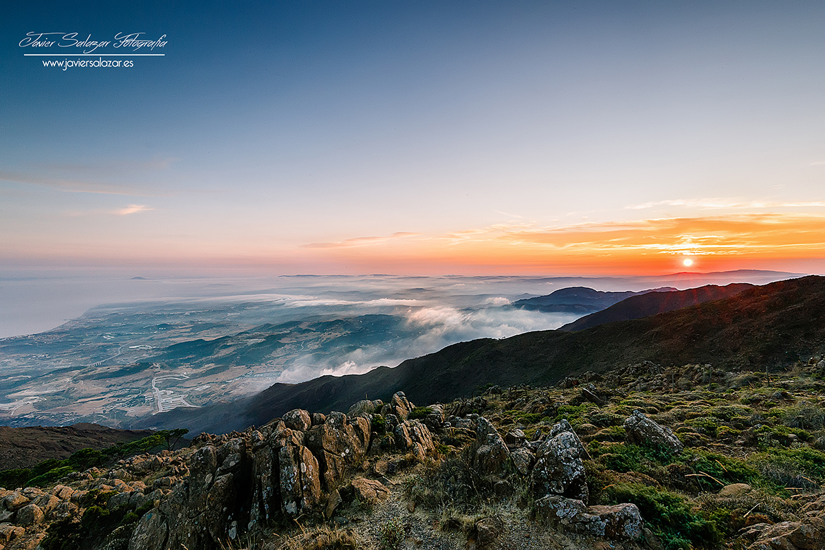 Atardecer en Sierra Bermeja