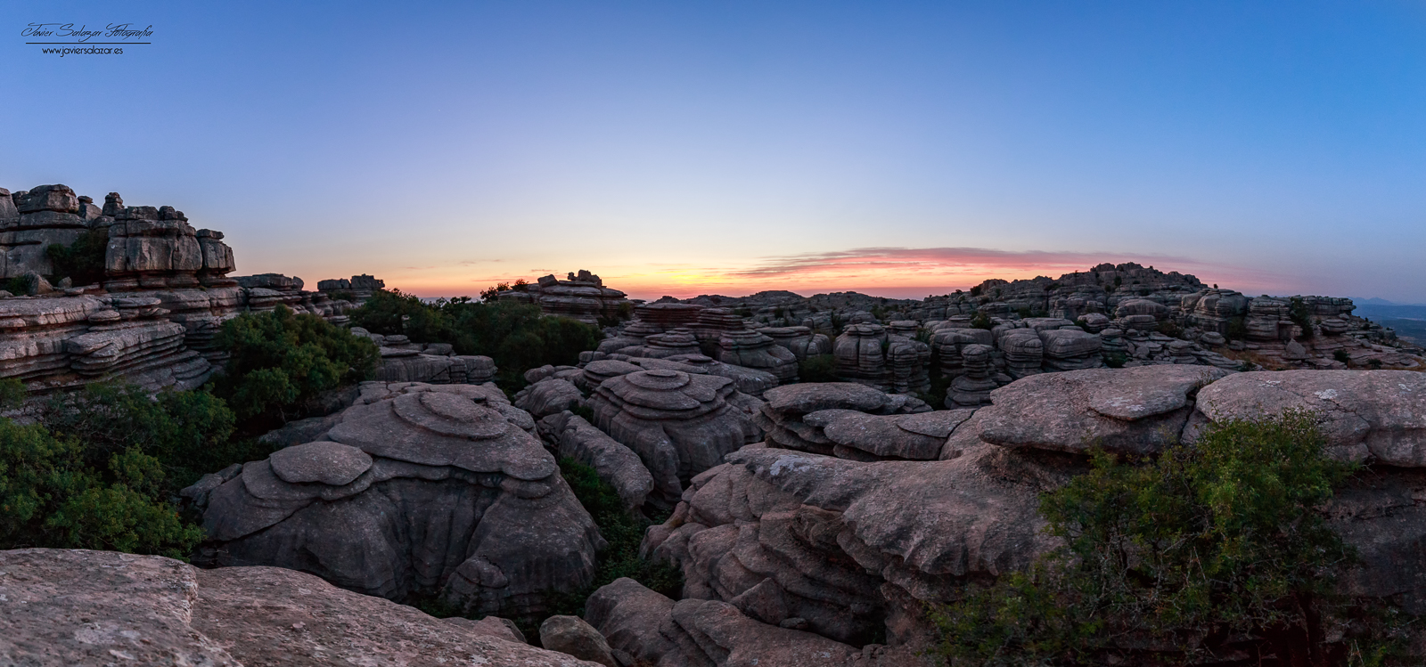 Atardecer en el Torcal